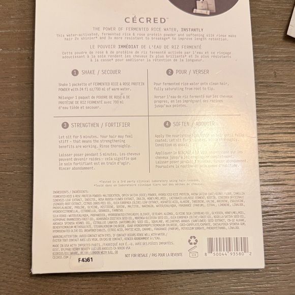 CéCRED Fermented Rice & Rose Protein Ritual & Haircare Set - Picture 3 of 7